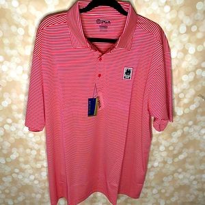 PGA 🏌️‍♂️ Authentic father&Son striped golf polo